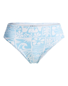 Женские трусики бикини Flowers Wave Mid Waist Mod, синий Roxy