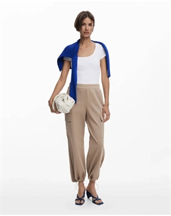 Женский комбинированный комбинезон, бежевый Desigual