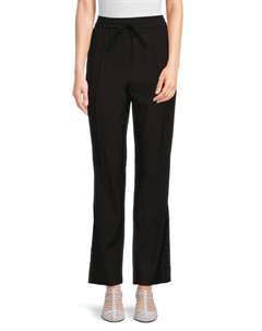 Брюки из шерстяной смеси с завязками, черный 3.1 phillip lim