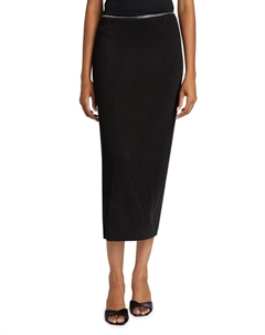 Юбка-миди с декором Gwenyth, черный Rag & bone