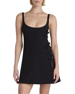 Мини-платье с бантом из пайеток, черный Giambattista valli