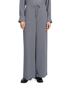 Брюки с геометрическим принтом и завязками, цвет Sapphire Multi Theory