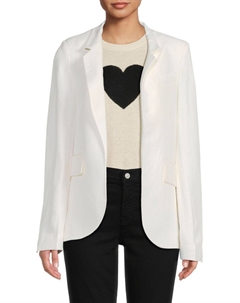 Блейзер из смеси льна Очень кремовый, цвет Creme Zadig&voltaire