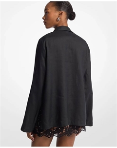 Женская туника с длинными рукавами, черный Michael michael kors