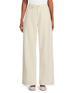 Текстурированные джинсы Logan Wide Leg, цвет Ecru Tweed Rag & bone