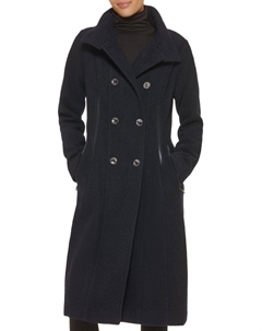 Пальто из смесовой шерсти, темно-синий Guess