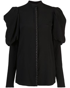 Vera wang блузка с пышными рукавами 8 черный Vera wang