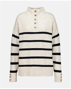 Женская пуловерная кофта на пуговицах, бежевый Easy wear