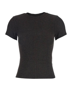 Футболка с короткими рукавами в рубчик, коричневый Frame