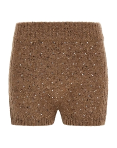Украшенные ребристые шорты, коричневый Pinko