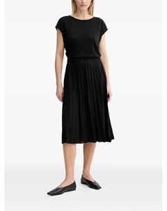 Платье с плиссированными рукавами-крылышками, черный Marc o'polo