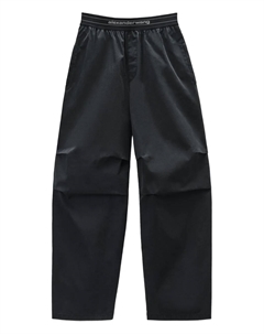 Брюки средней посадки с логотипом, черный Alexander wang