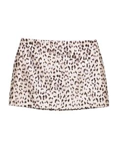 Мини-юбка с леопардовым принтом, нейтральный Parosh