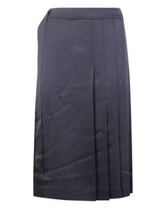 Юбка миди со складками, черный Joseph