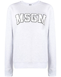 Толстовка с логотипом, серый Msgm
