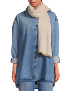 Кашемировый шарф Плющ, цвет Ivory Cream Rag & bone