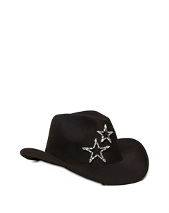 Ковбойская шляпа, украшенная звездами, черный Twinset