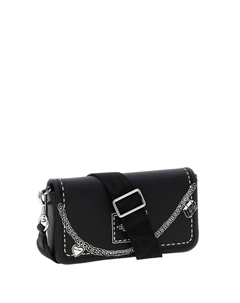 Миниатюрная сумка через плечо Trompe Loeil, черный Marc jacobs