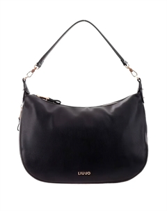 Сумка через плечо среднего размера с застежкой-молнией, черный Liu jo