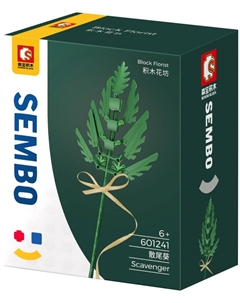 Конструктор 601241 «Букет цветов: Папоротник», 63 детали Sembo block