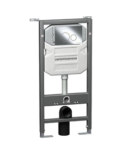 Инсталляция Envision CN1001CH для унитаза с клавишей смыва Хром Ceramica nova