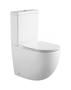 Унитаз компакт Cetus 2.0 Rimless 257419 с бачком и сиденьем Микролифт Aquanet