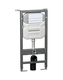 Инсталляция Envision CN1002W для унитаза с Белой клавишей смыва Ceramica nova