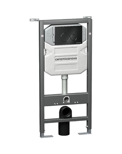 Инсталляция Envision CN1001B для унитаза с Черной матовой клавишей смыва Ceramica nova