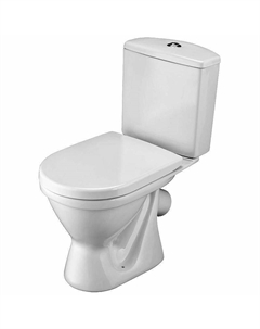 Унитаз компакт Алькор 1WH302140 с бачком и сиденьем Santek