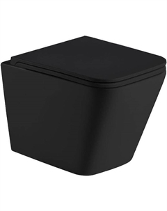 Унитаз Gelbach 043 MT-BL 10000011966 подвесной Черный матовый с сиденьем Микролифт Weltwasser