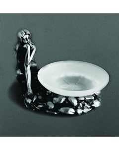 Мыльница Juno AM-B-0071C-T Серебро Art&max
