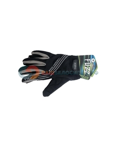 Велоперчатки WIND PRO, длинные пальцы, черно-серый, 08-202801 (Размер: XS) Fuzz