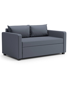 Диван Азур 1280х750х670мм рогожка темно-серый Нет марки