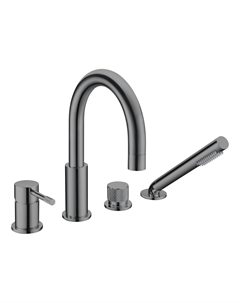 Смеситель на борт ванны Uno 460-SGM Shine Gun Metall Boheme