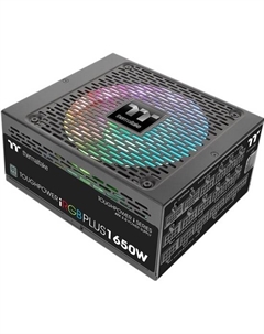 Блок питания 1650 Вт ATX Toughpower iRGB PLUS, 140 мм, 80 Plus Titanium, Retail (PS-TPI-1650F3FDTE-1) Thermaltake