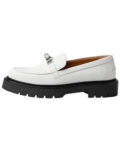 HERMES Лоферы Icone женские белые Hermès