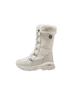 Ботинки женские Modern Comfort Thermal стеганые до колена, белый Skechers