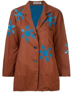 Куртка свободного кроя с принтом солнца Issey miyake pre-owned