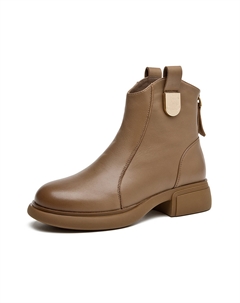 Ботильоны женские, цвет «земля-желтый» Aokang