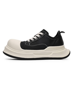 Низкие повседневные туфли унисекс черного цвета Weishibangwei