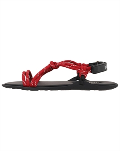 Сандалии женские с одним ремешком, красные Miu miu