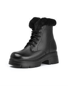 Короткие женские ботинки Martin, черные Aokang