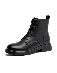 Короткие женские ботинки Martin, черные Aokang