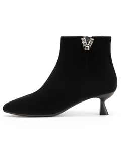 Ботильоны женские, черные | Абрикос C°banner