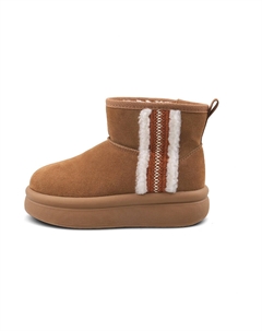 Теплые короткие зимние сапоги унисекс, 29 Camel Safiya