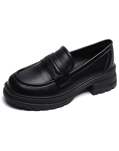 Лоферы женские черные Weishibangwei