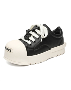 Низкие повседневные туфли, увеличивающие рост, унисекс, черные, белые Weishibangwei