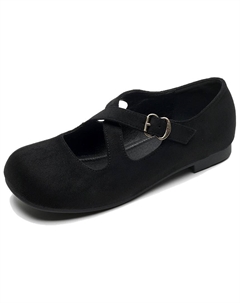 Туфли Мэри Джейн женские черные Weishibangwei