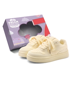 Износостойкие дышащие низкие кроссовки для скейтбординга унисекс, Cream Yellow 7 sevfun