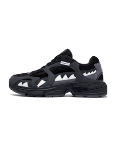 SHARK STA, женские повседневные низкие противоскользящие туфли, Black Bk A A bathing ape®